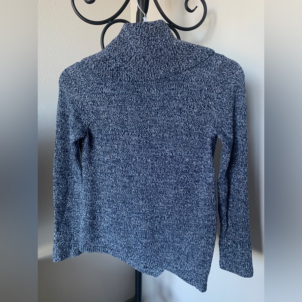 WHITE HOUSE BLACK MARKET Women’s Size S Blue Metallic Sweater - Picture 2 of 6